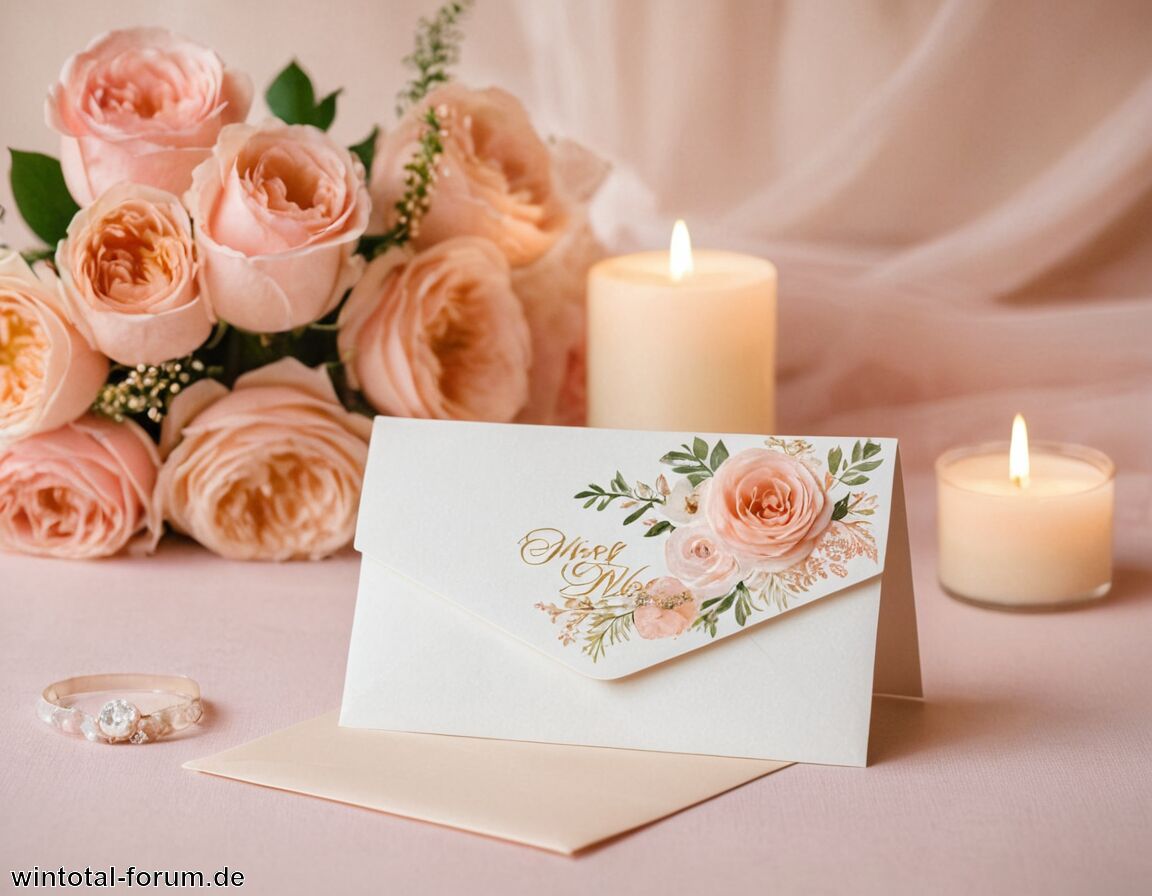 Hinweise zur Beschriftung des Briefumschlags - Hochzeitskarte verfassen: Was gehört in eine Glückwunschkarte zur Hochzeit?