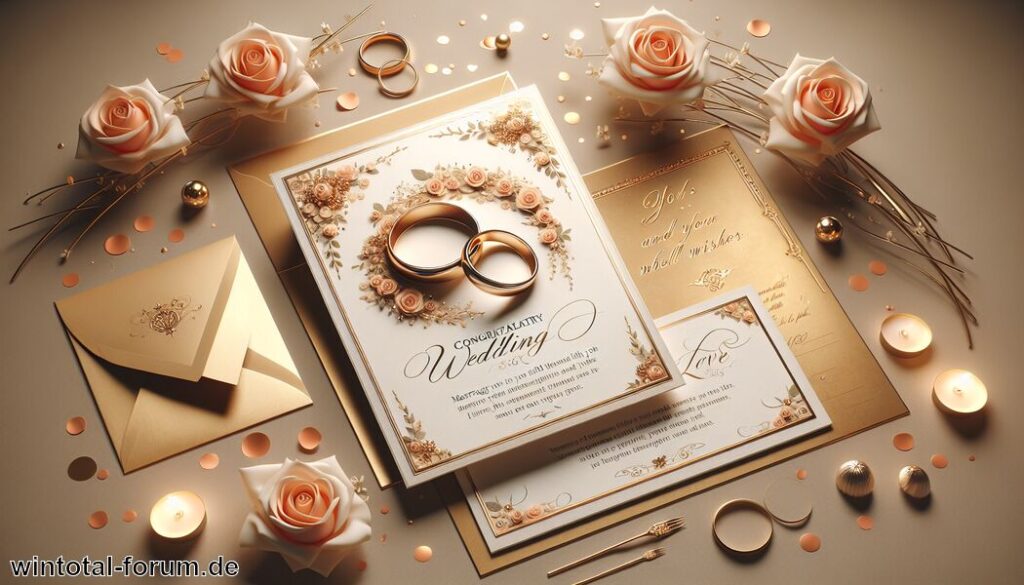 Hochzeitskarte verfassen: Was gehört in eine Glückwunschkarte zur Hochzeit?