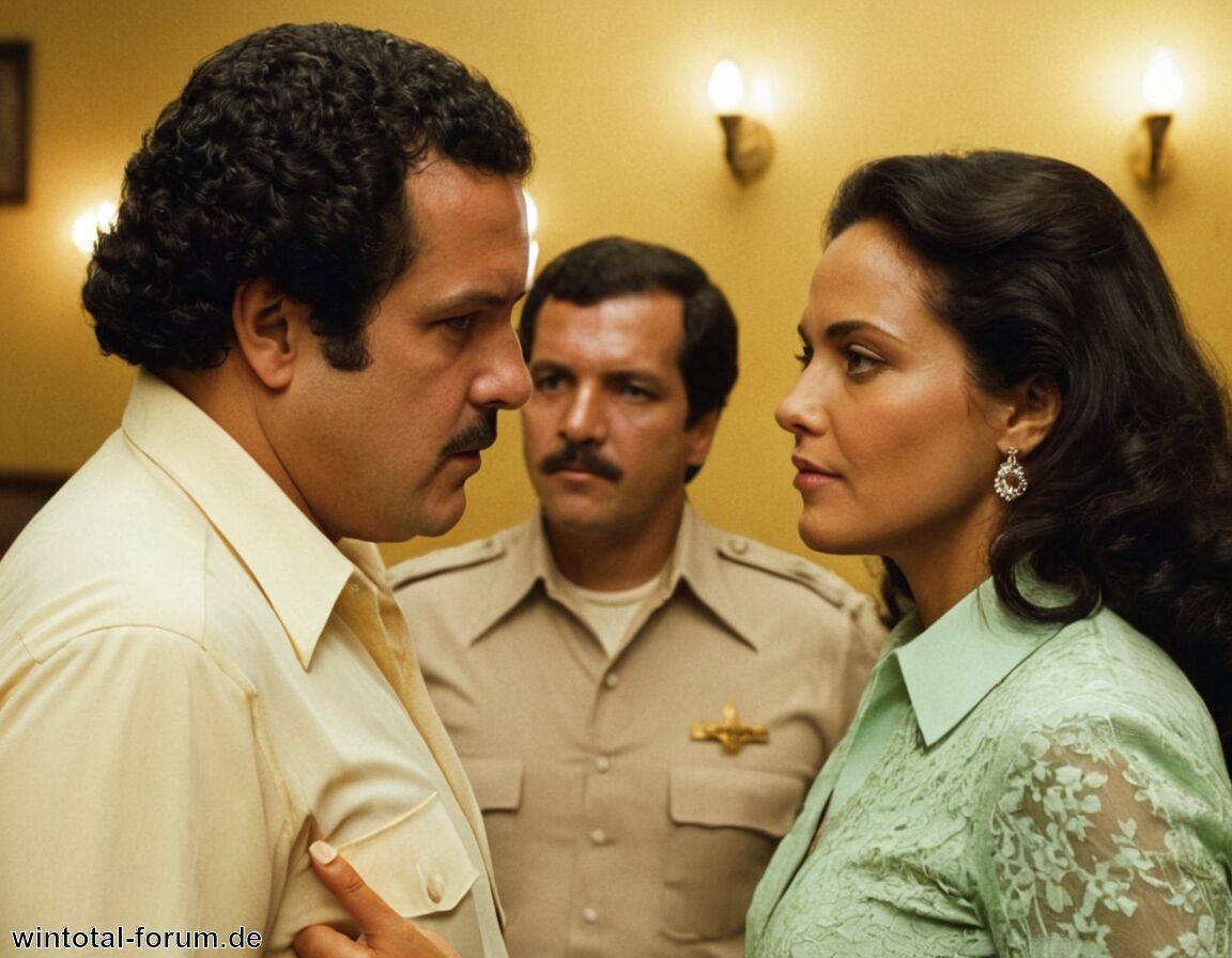 Erstes Aufeinandertreffen mit Pablo Escobar - Maria Isabel Santos: Vermögen, Lebenslauf und Wandel
