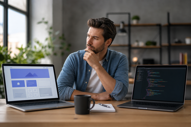 Website-Baukasten vs. AI Entwicklung: Welche Lösung passt zu deinem Projekt?